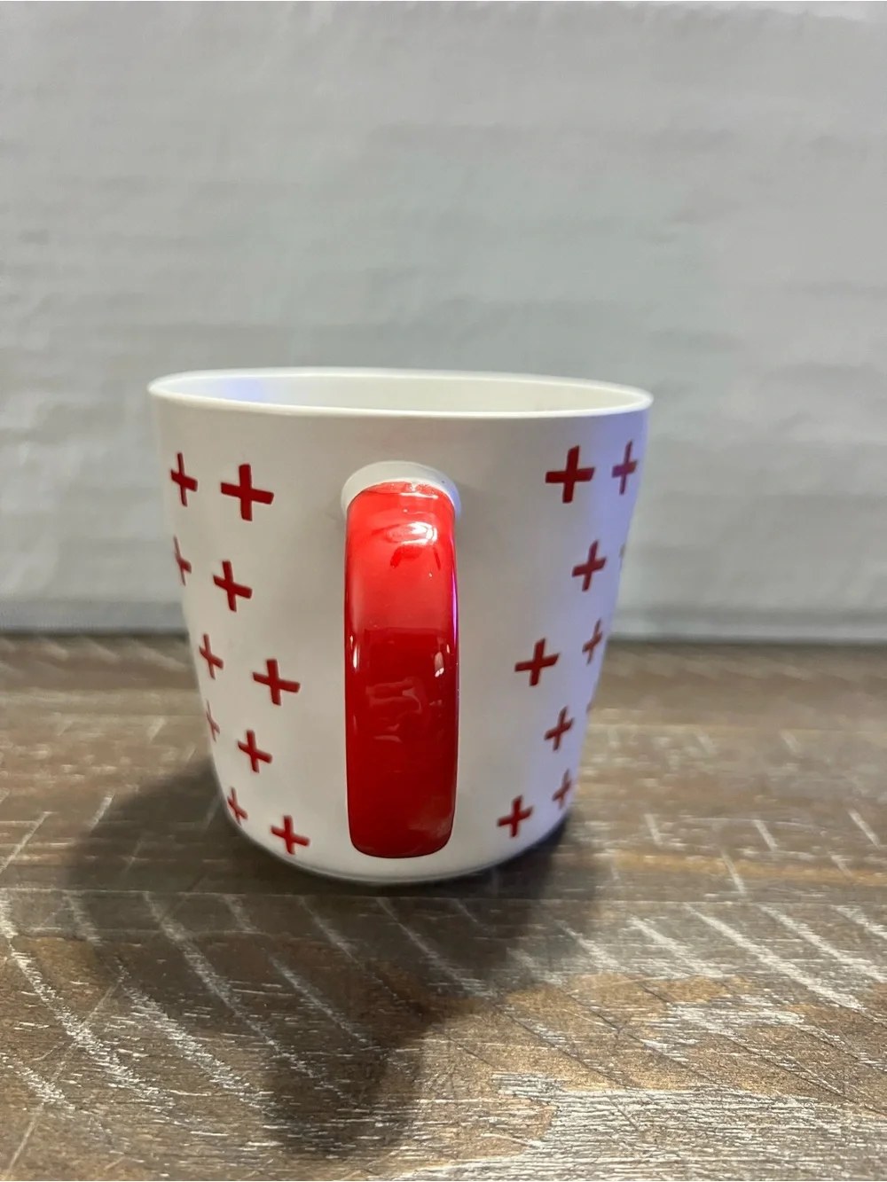 Prima Design Nurse Life Red Cross Ceramic Mug - White and Red